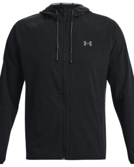 Pánská jarní bunda Under Armour Stretch Woven Windbreaker Velikost: M / Barva: černá