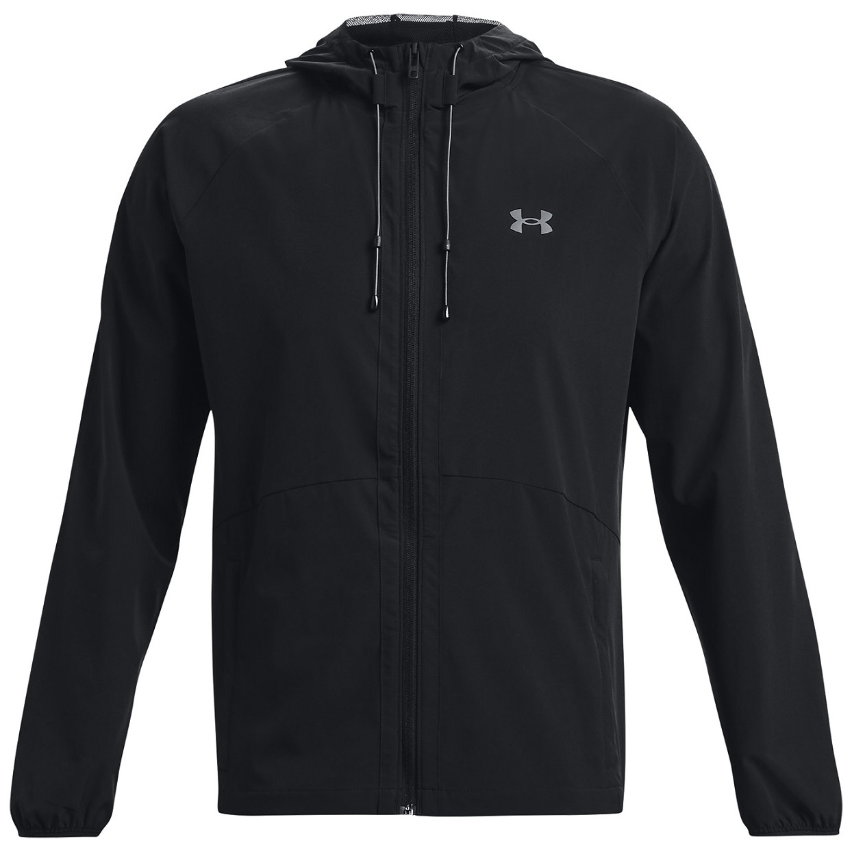 Pánská jarní bunda Under Armour Stretch Woven Windbreaker Velikost: M / Barva: černá