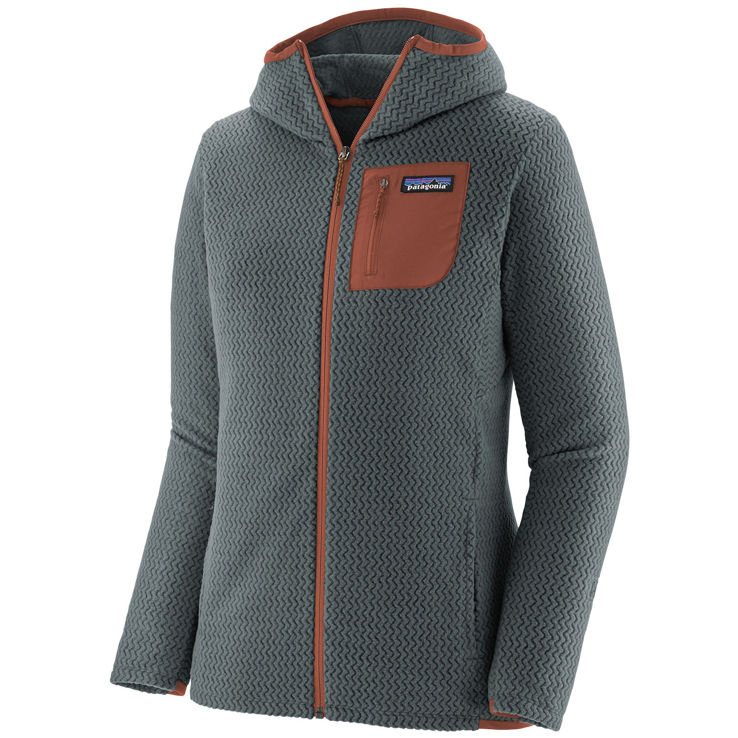 Dámská bunda Patagonia R1 Air Full Zip Hoody Velikost: XS / Barva: zelená