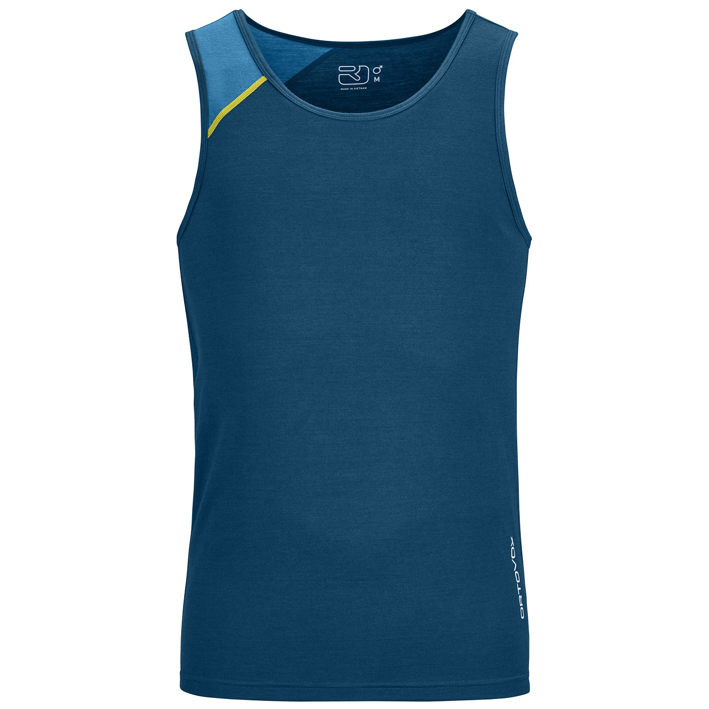 Pánské funkční tílko Ortovox 150 Essential Top M Velikost: S / Barva: modrá