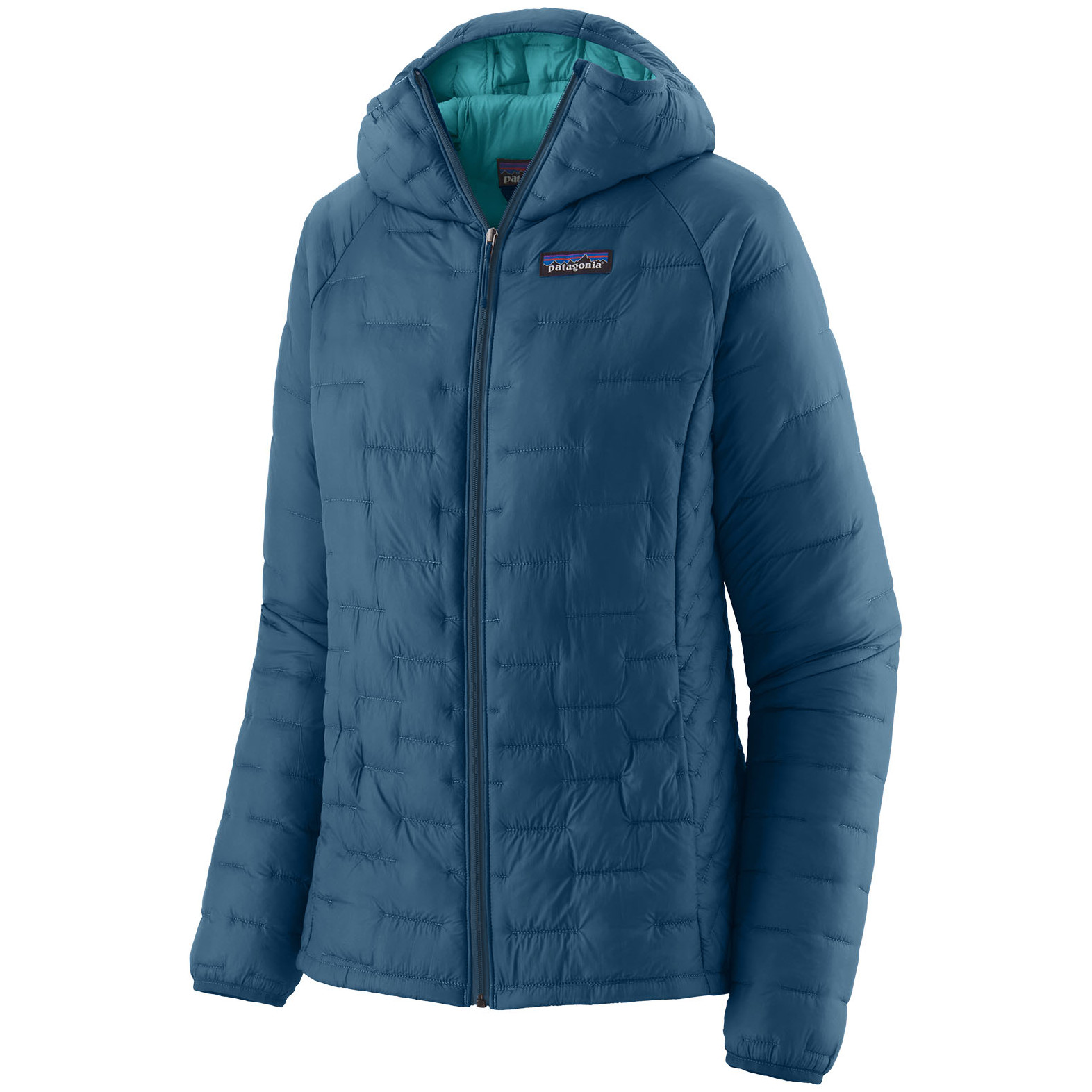 Dámská bunda Patagonia Micro Puff Hoody Velikost: M / Barva: tmavě modrá