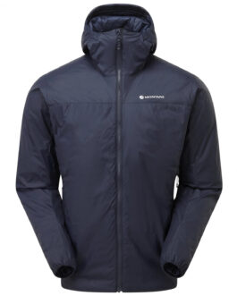 Pánská zimní bunda Montane Respond Hoodie Velikost: M / Barva: tmavě modrá