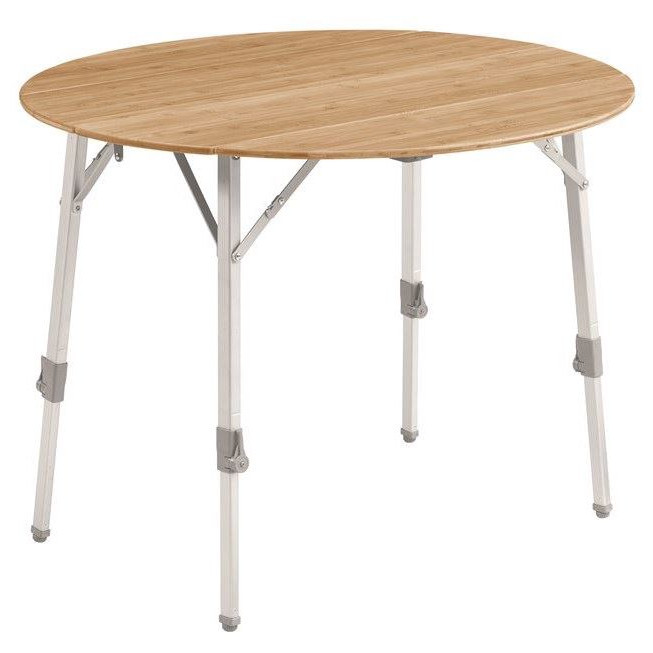 Stůl Outwell Custer Round Barva: hnědá