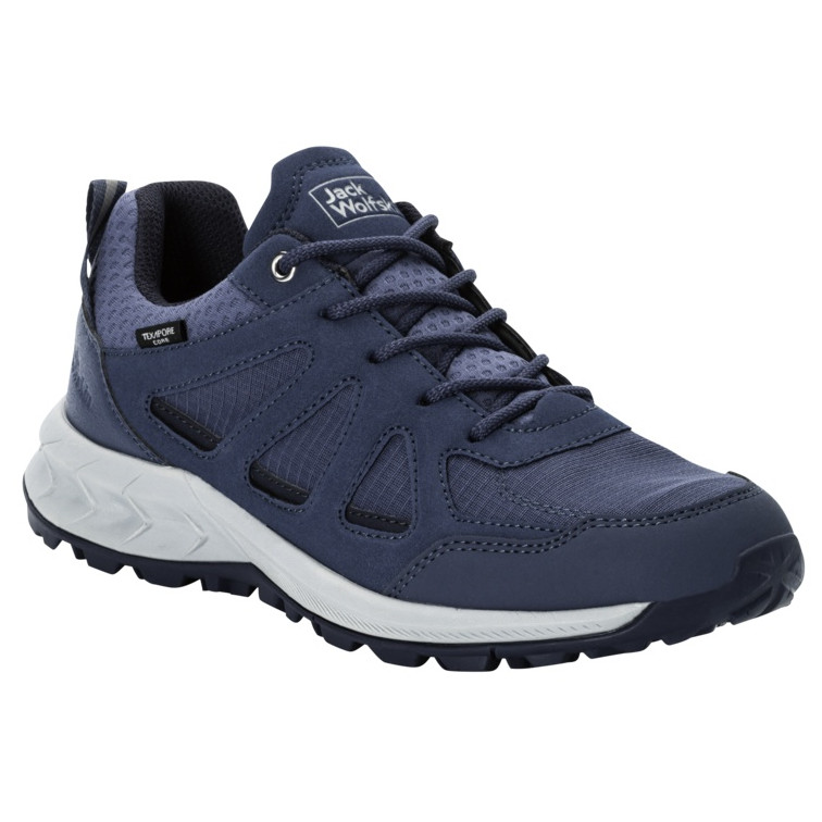 Dámské turistické boty Jack Wolfskin Woodland 2 Texapore Low W Velikost bot (EU): 42 / Barva: šedá