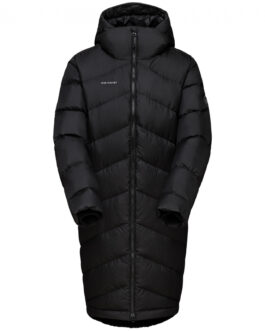 Dámská bunda Mammut Fedoz IN Hooded Parka Women Velikost: L / Barva: černá