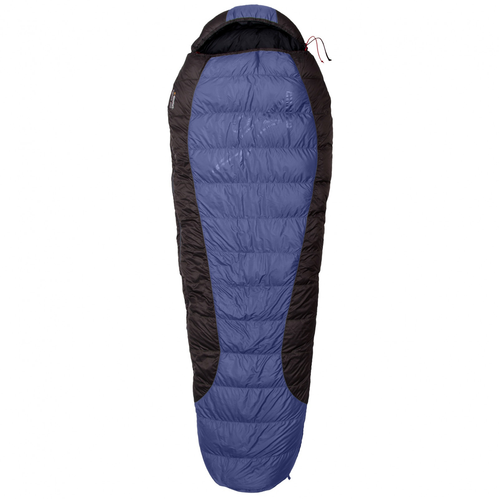 Péřový spacák Warmpeace Viking 600 210 cm wide Zip: Levý / Barva: modrá