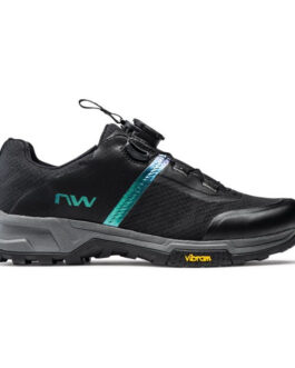 Dámské cyklistické tretry Northwave Crossland Plus Wmn Velikost bot (EU): 42 / Barva: černá/modrá