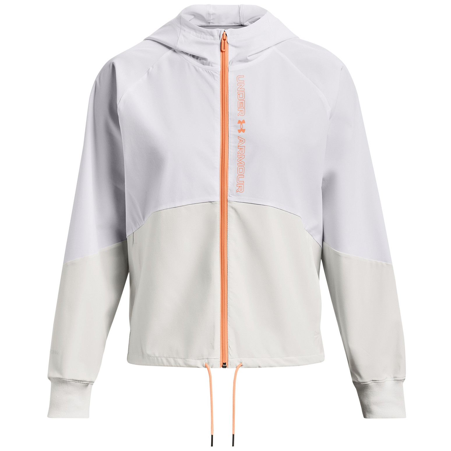 Dámská bunda Under Armour Woven FZ Jacket Velikost: L / Barva: bílá