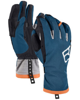 Pánské rukavice Ortovox Tour Glove Velikost: L / Barva: modrá