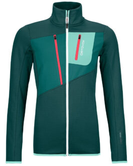 Dámská mikina Ortovox Fleece Grid Jacket W 2023 Velikost: S / Barva: tmavě modrá