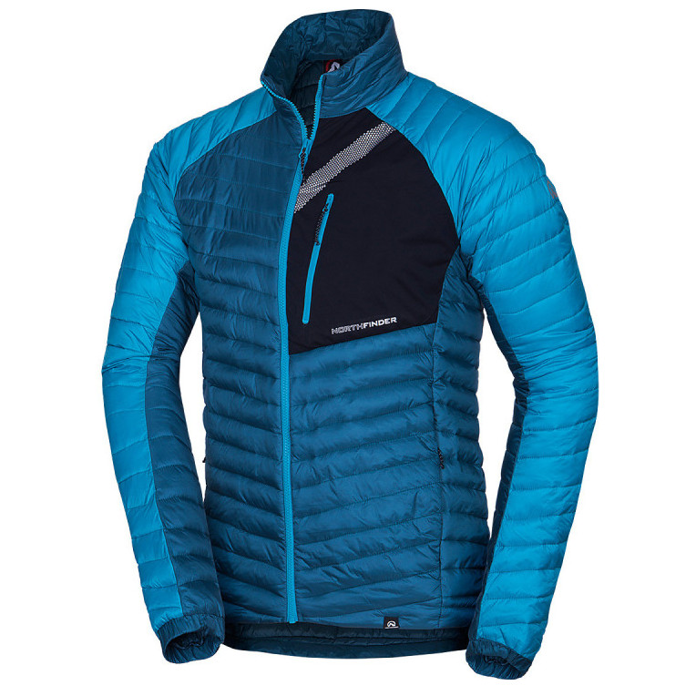 Pánská bunda Northfinder Willard Velikost: L / Barva: modrá/světle modrá