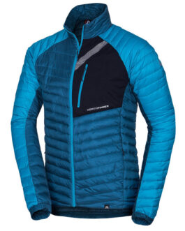 Pánská bunda Northfinder Willard Velikost: M / Barva: modrá/světle modrá