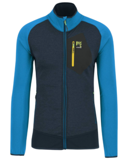Pánská mikina Karpos Odle Fleece Velikost: XL / Barva: modrá/světle modrá