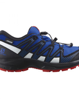 Juniorské boty Salomon Xa Pro V8 Cs Waterproof J Velikost bot (EU): 38 / Barva: modrá