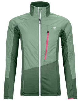Dámská bunda Ortovox Westalpen Swisswool Hybr Jkt W 2023 Velikost: L / Barva: zelená