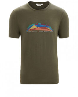 Pánské funkční triko Icebreaker Tech Lite II SS Tee TBC Velikost: L / Barva: zelená