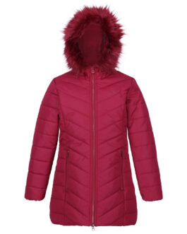 Dětský kabát Regatta Fabrizia Dětská velikost: 170-176 / Barva: tmavě červená