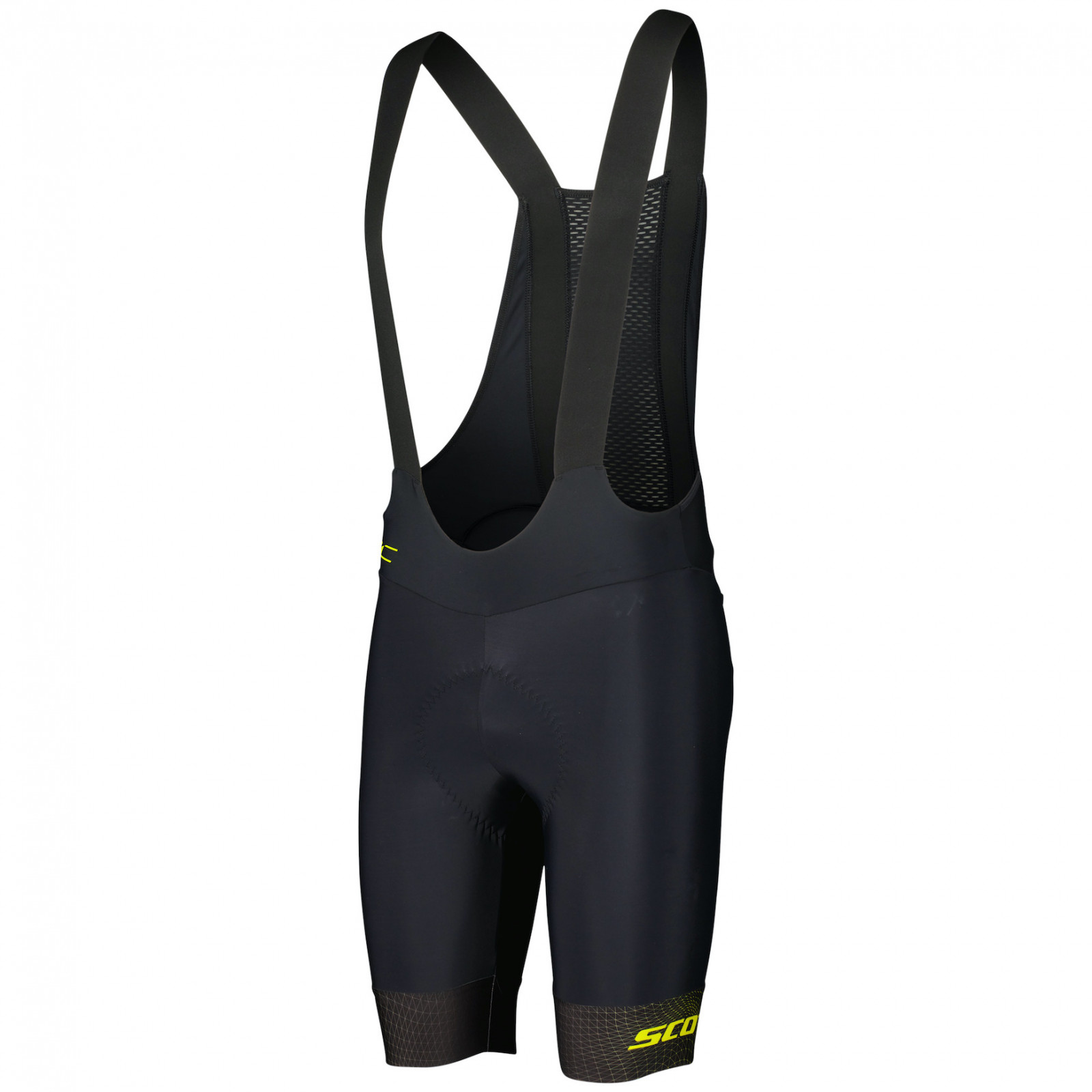Pánské cyklistické kraťasy Scott Bibshorts RC Pro +++ Velikost: M / Barva: černá/žlutá