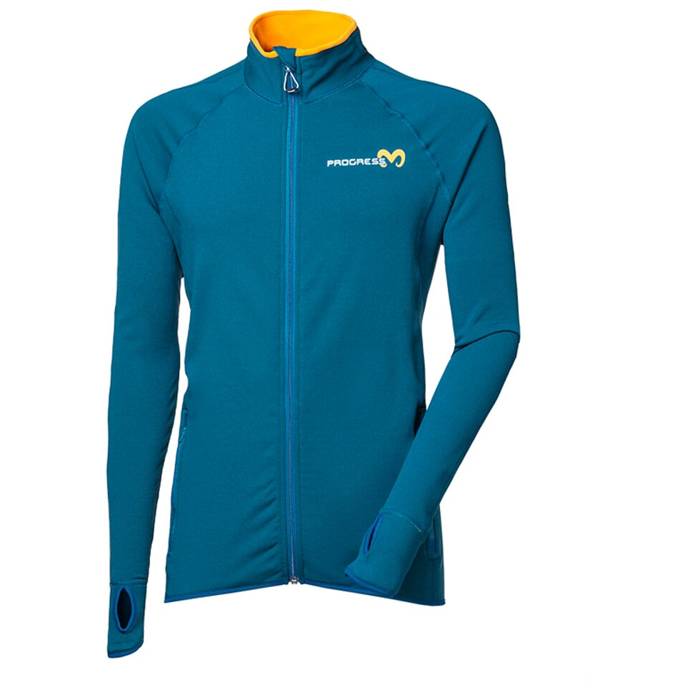 Pánská funkční mikina Progress Torez Merino Velikost: XL / Barva: modrá