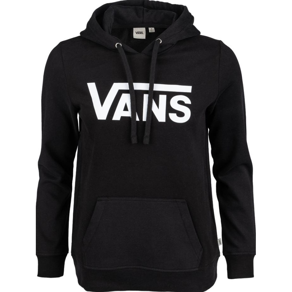 Dámská mikina Vans Wm Drop V Logo Hoodie Velikost: L / Barva: černá