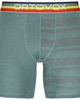 Pánské boxerky Ortovox 185 Rock’N’Wool Boxer M Velikost: XL / Barva: světle šedá