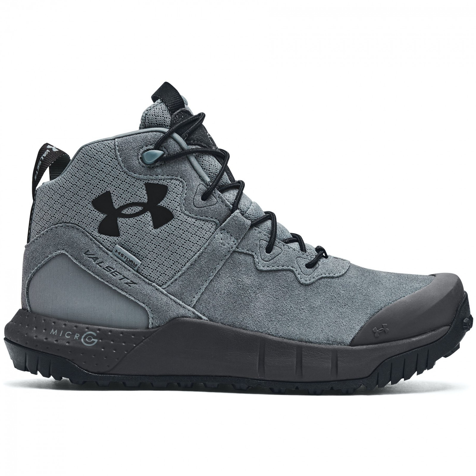 Pánské boty Under Armour MG Valsetz Mid LTHR WP Velikost bot (EU): 47 / Barva: šedá