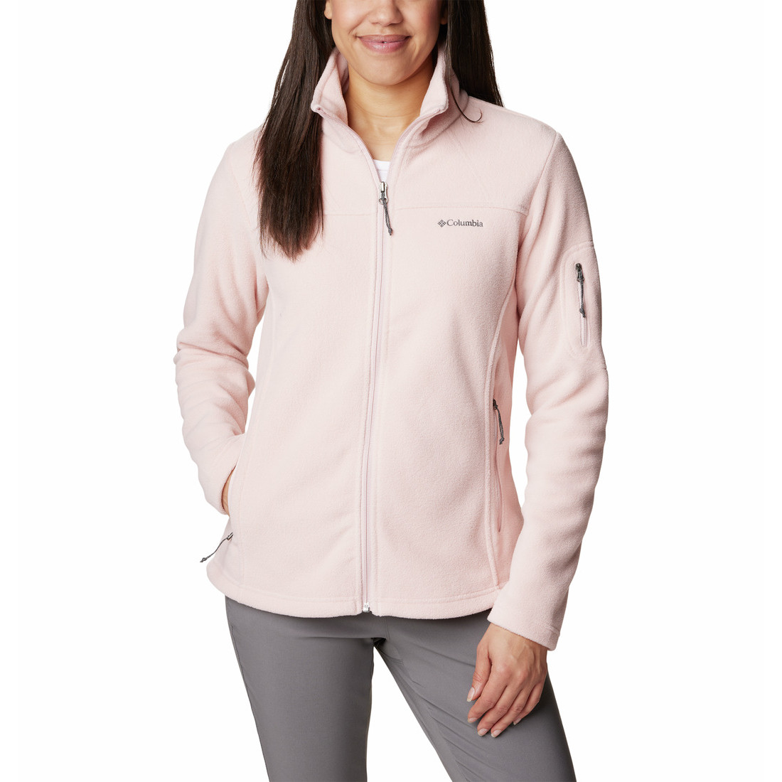 Dámská mikina Columbia Fast Trek™ II Jacket Velikost: M / Barva: světle růžová