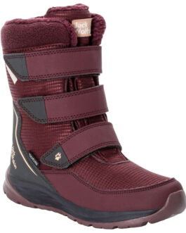 Dětské zimní boty Jack Wolfskin Polar Boot Texapore High Vc K Velikost bot (EU): 40 / Barva: červená