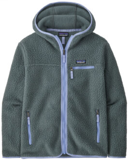 Dámská bunda Patagonia Retro Pile Hoody Velikost: L / Barva: zelená