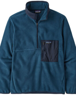 Pánská mikina Patagonia Microdini Pullover 1/2 Zip Velikost: M / Barva: tmavě modrá
