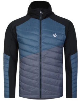 Pánská bunda Dare 2b Gendarme Wool Hybrd Velikost: XXL / Barva: modrá/šedá