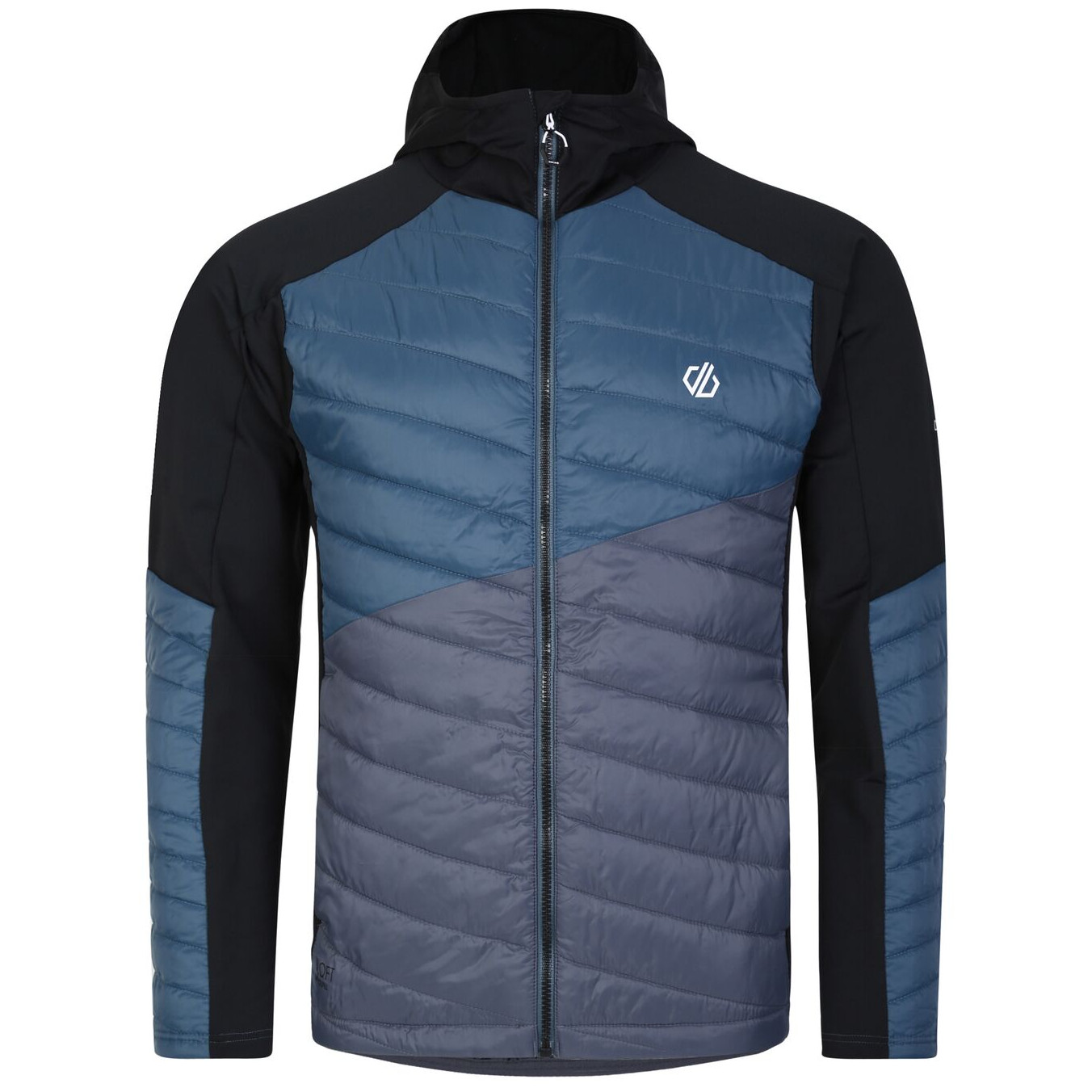 Pánská bunda Dare 2b Gendarme Wool Hybrd Velikost: XXL / Barva: modrá/šedá