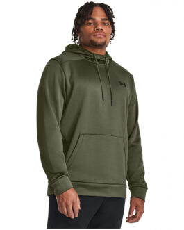 Pánská mikina Under Armour Armour Fleece Hoodie Velikost: XXL / Barva: tmavě zelená