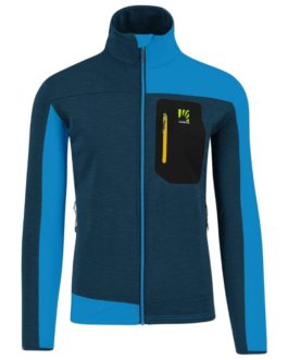 Pánská funkční mikina Karpos Cherz Fleece Velikost: M / Barva: modrá