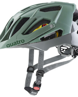 Cyklistická helma Uvex Quatro Cc Mips Velikost helmy: 52-57 cm / Barva: zelená