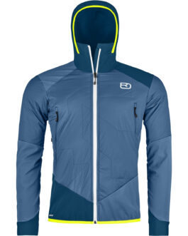 Pánská zimní bunda Ortovox Sw Col Becchei Hybrid Jkt M Velikost: M / Barva: modrá