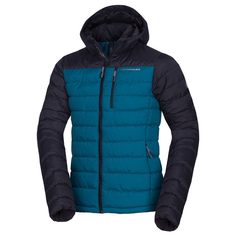 Pánská zimní bunda Northfinder Ron Velikost: L / Barva: modrá/černá