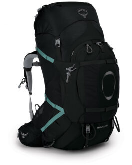 Dámský batoh Osprey Ariel Plus 85 Velikost zad batohu: XS/S / Barva: černá