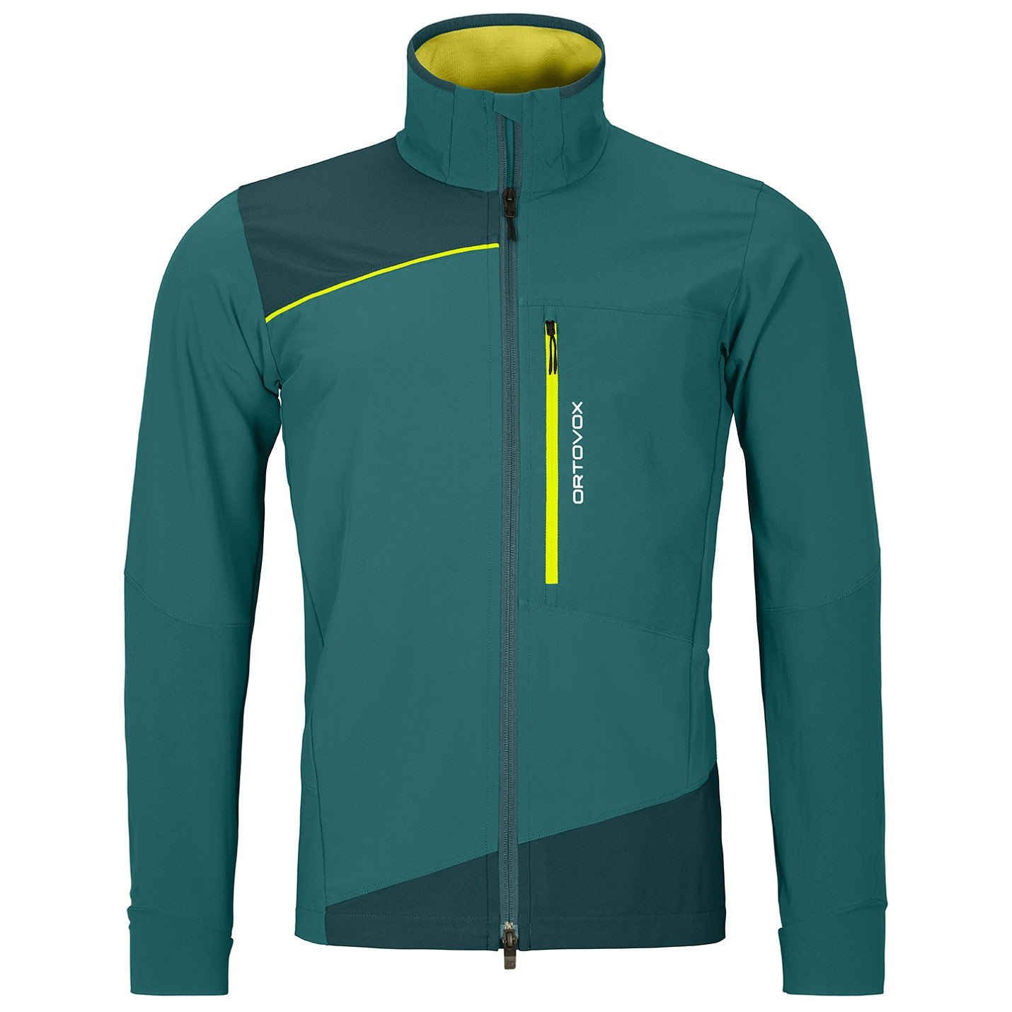 Pánská bunda Ortovox Pala Light Jacket Velikost: XL / Barva: zelená/modrá