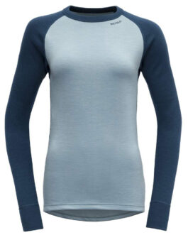 Dámské funkční triko Devold Expedition Shirt W Velikost: XS / Barva: šedá/modrá