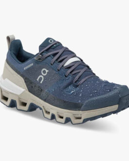 Dámské trekové boty On Running Cloudwander Waterproof Velikost bot (EU): 38,5 / Barva: modrá/šedá