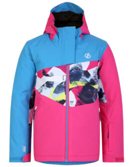 Dětská zimní bunda Dare 2b Humour II Jacket Dětská velikost: 110-116 / Barva: růžová/modrá