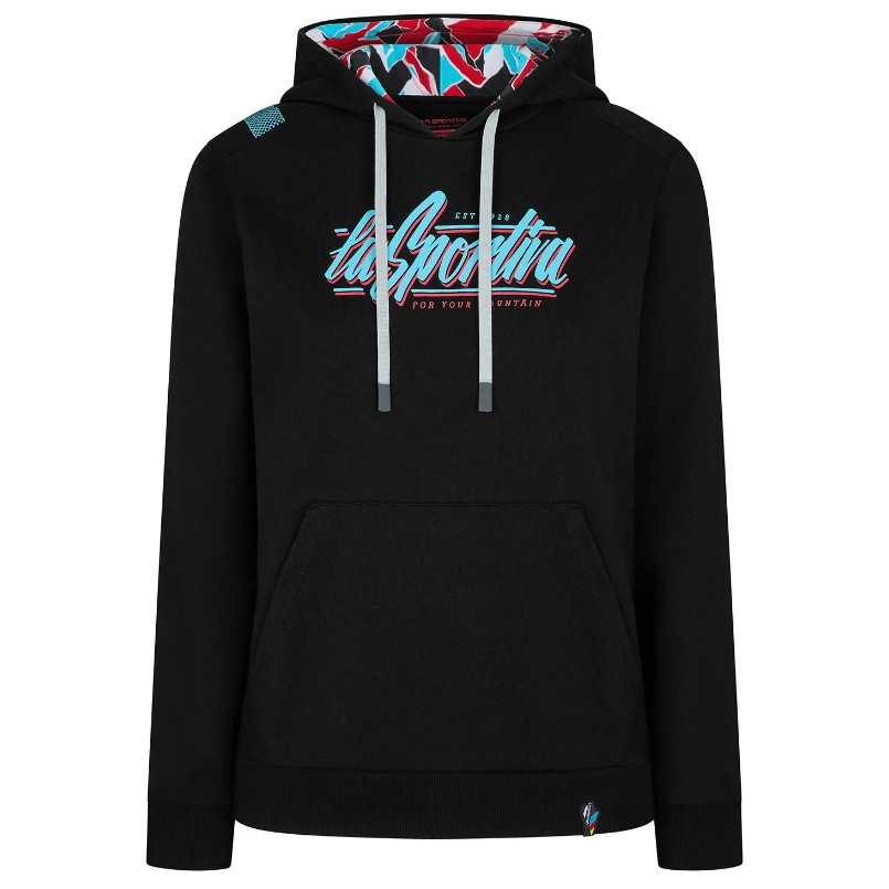 Dámská mikina La Sportiva Retro Hoody W Velikost: L / Barva: černá