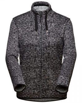 Dámská mikina Mammut Chamuera ML Jacket Women Velikost: S / Barva: černá