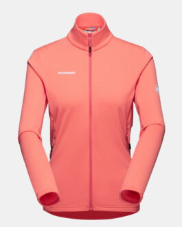 Dámská mikina Mammut Aconcagua Light ML Jacket Women Velikost: M / Barva: růžová