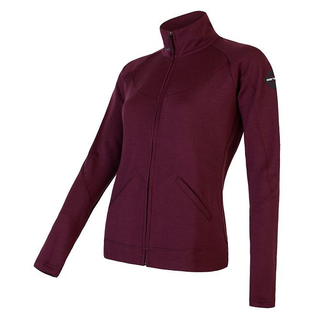 Dámská mikina Sensor Merino Upper Velikost: S / Barva: červená