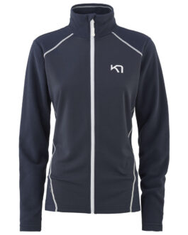 Dámská mikina Kari Traa Kari F/Z Fleece Velikost: S / Barva: modrá/bíla