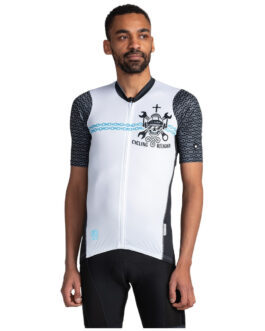 Pánské cyklistické triko Kilpi Rival Velikost: L / Barva: bílá/černá