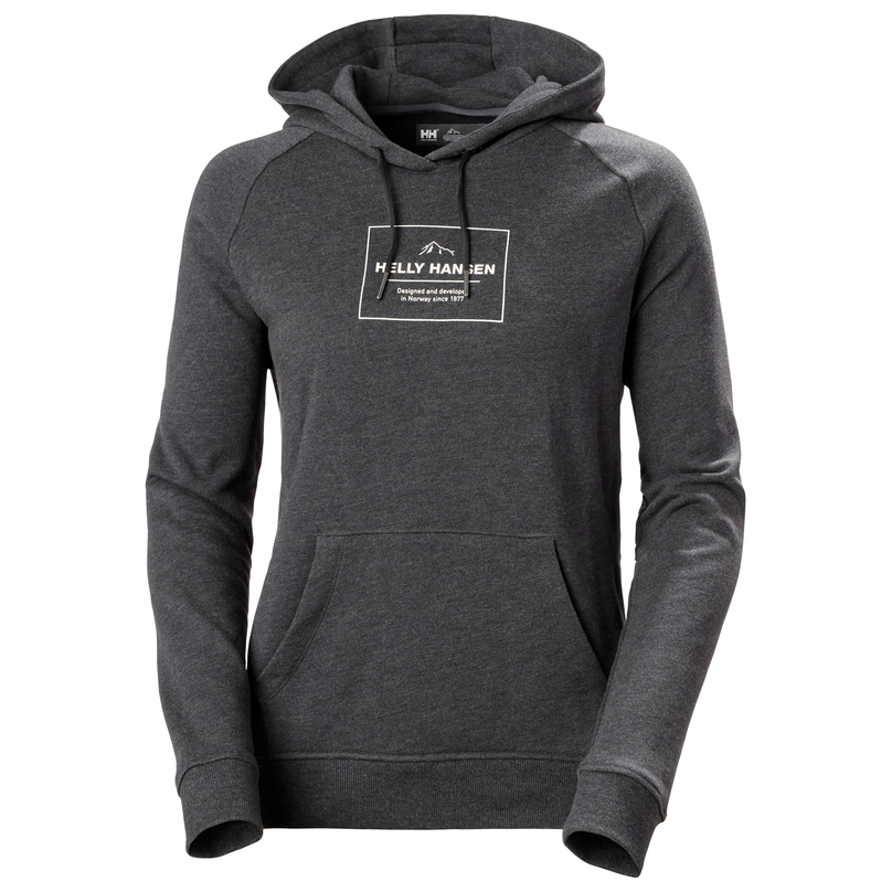 Dámská mikina Helly Hansen W F2F Organic Cotton Hoodie Velikost: S / Barva: šedá