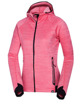 Dámská funkční mikina Northfinder Pauline Velikost: XL / Barva: růžová